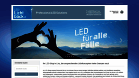 What Led-lichtblick.at website looked like in 2019 (4 years ago)