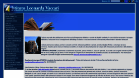 What Leonardavaccari.it website looked like in 2019 (4 years ago)