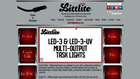 What Littlite.com website looked like in 2019 (4 years ago)