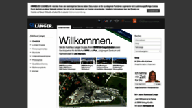 What Langer.de website looked like in 2019 (4 years ago)
