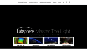 What Labsphere.com website looked like in 2019 (4 years ago)