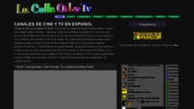 What Lacalleochotv.org website looked like in 2019 (4 years ago)