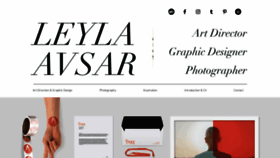What Leylaavsar.com website looked like in 2019 (4 years ago)