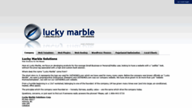 What Luckymarble.com website looked like in 2019 (4 years ago)