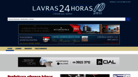 What Lavras24horas.com.br website looked like in 2019 (4 years ago)