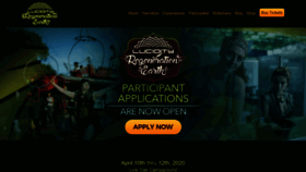What Lucidityfestival.com website looked like in 2019 (4 years ago)