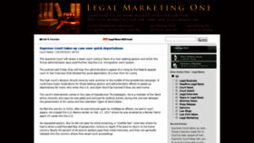 What Legalmarketing1.com website looked like in 2019 (4 years ago)