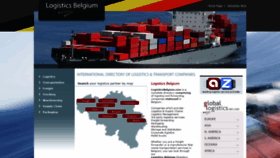 What Logisticsbelgium.com website looked like in 2019 (4 years ago)