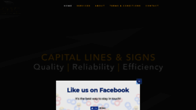 What Linesign.com.au website looked like in 2019 (4 years ago)