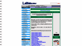 What Labiaba.com.ar website looked like in 2019 (4 years ago)