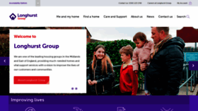 What Longhurst-group.org.uk website looked like in 2019 (4 years ago)