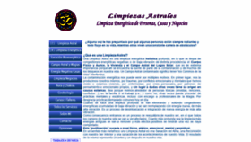 What Limpiezasastrales.com website looked like in 2019 (4 years ago)