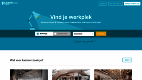 What Launchdesk.nl website looked like in 2019 (4 years ago)