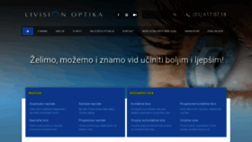 What Livision-optika.com website looked like in 2019 (4 years ago)