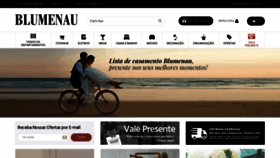 What Lojasblumenau.com.br website looked like in 2019 (4 years ago)