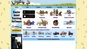 What Lilypie.com website looked like in 2019 (4 years ago)