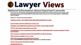 What Lawyerviews.com website looked like in 2019 (4 years ago)