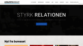 What Loyalitetsbureauet.dk website looked like in 2019 (4 years ago)