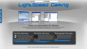 What Light-speed.com website looked like in 2019 (4 years ago)