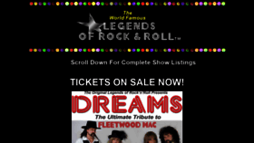 What Legendsofrock-n-roll.com website looked like in 2019 (4 years ago)