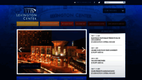 What Lexingtoncenter.com website looked like in 2019 (4 years ago)