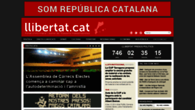 What Llibertat.cat website looked like in 2019 (4 years ago)