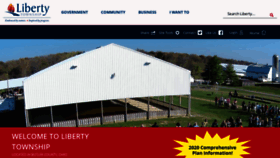 What Liberty-township.com website looked like in 2019 (4 years ago)