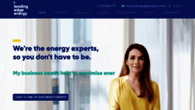 What Leadingedgeenergy.com.au website looked like in 2019 (4 years ago)