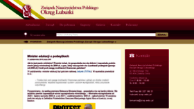 What Lubuski.znp.edu.pl website looked like in 2019 (4 years ago)