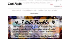 What Littlefreckle.co.uk website looked like in 2019 (4 years ago)