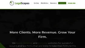What Legalscapes.com website looked like in 2019 (4 years ago)