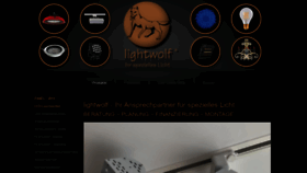 What Lightwolf.de website looked like in 2019 (4 years ago)