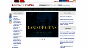 What Landofcoins.com website looked like in 2019 (4 years ago)