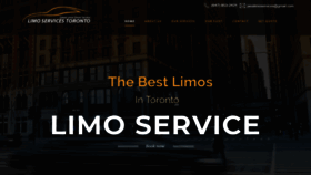 What Limoservicestoronto.com website looked like in 2019 (4 years ago)