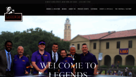 What Legends33.com website looked like in 2019 (4 years ago)
