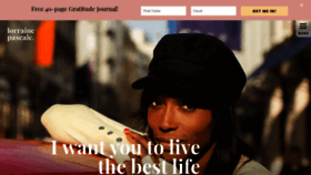 What Lorrainepascale.com website looked like in 2019 (4 years ago)