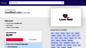 What Lovereel.com website looked like in 2019 (4 years ago)