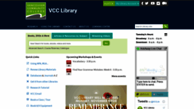 What Library.vcc.ca website looked like in 2019 (4 years ago)