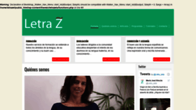 What Letrazeta.com website looked like in 2019 (4 years ago)
