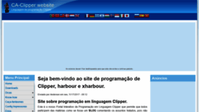 What Linguagemclipper.com.br website looked like in 2019 (4 years ago)