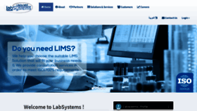 What Labsystems.sa website looked like in 2019 (4 years ago)