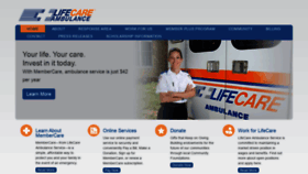 What Lifecareems.org website looked like in 2019 (4 years ago)