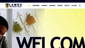 What Laweh.edu.gh website looked like in 2019 (4 years ago)