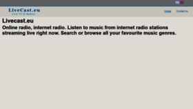 What Livecast.eu website looked like in 2019 (5 years ago)