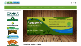 What Lonestarhydroponics.com website looked like in 2019 (4 years ago)