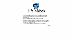 What Lifeinblock.com website looked like in 2019 (4 years ago)
