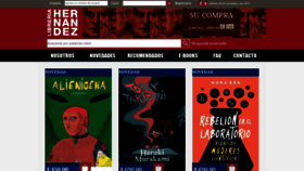 What Libreriahernandez.com website looked like in 2019 (4 years ago)