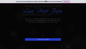 What Lisareneejones.com website looked like in 2019 (4 years ago)