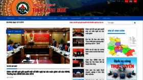 What Langson.gov.vn website looked like in 2019 (4 years ago)