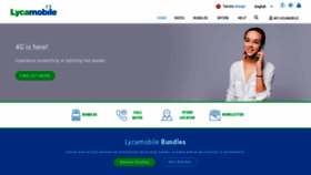 What Lycamobile.tn website looked like in 2019 (4 years ago)